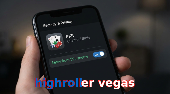Game list for Highroller Vegas apk section