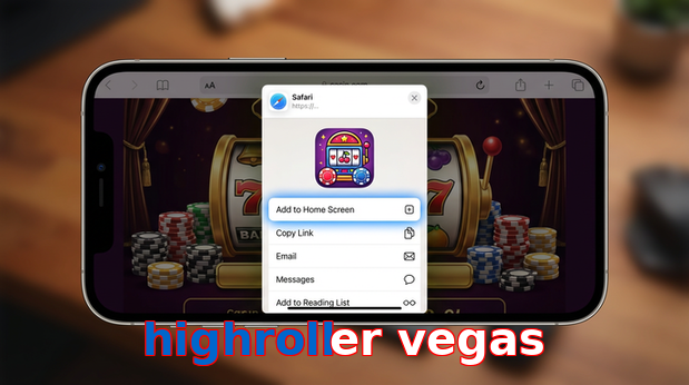 Game list for Highroller Vegas ios section