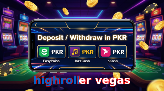 Game list for Highroller Vegas pk section